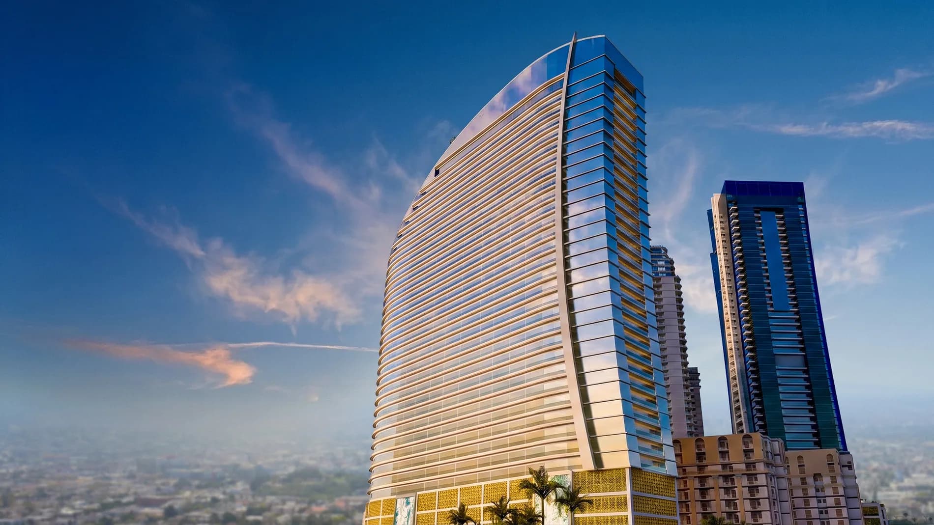 Goldcrest Breeze Overseas contemporary curved architecture