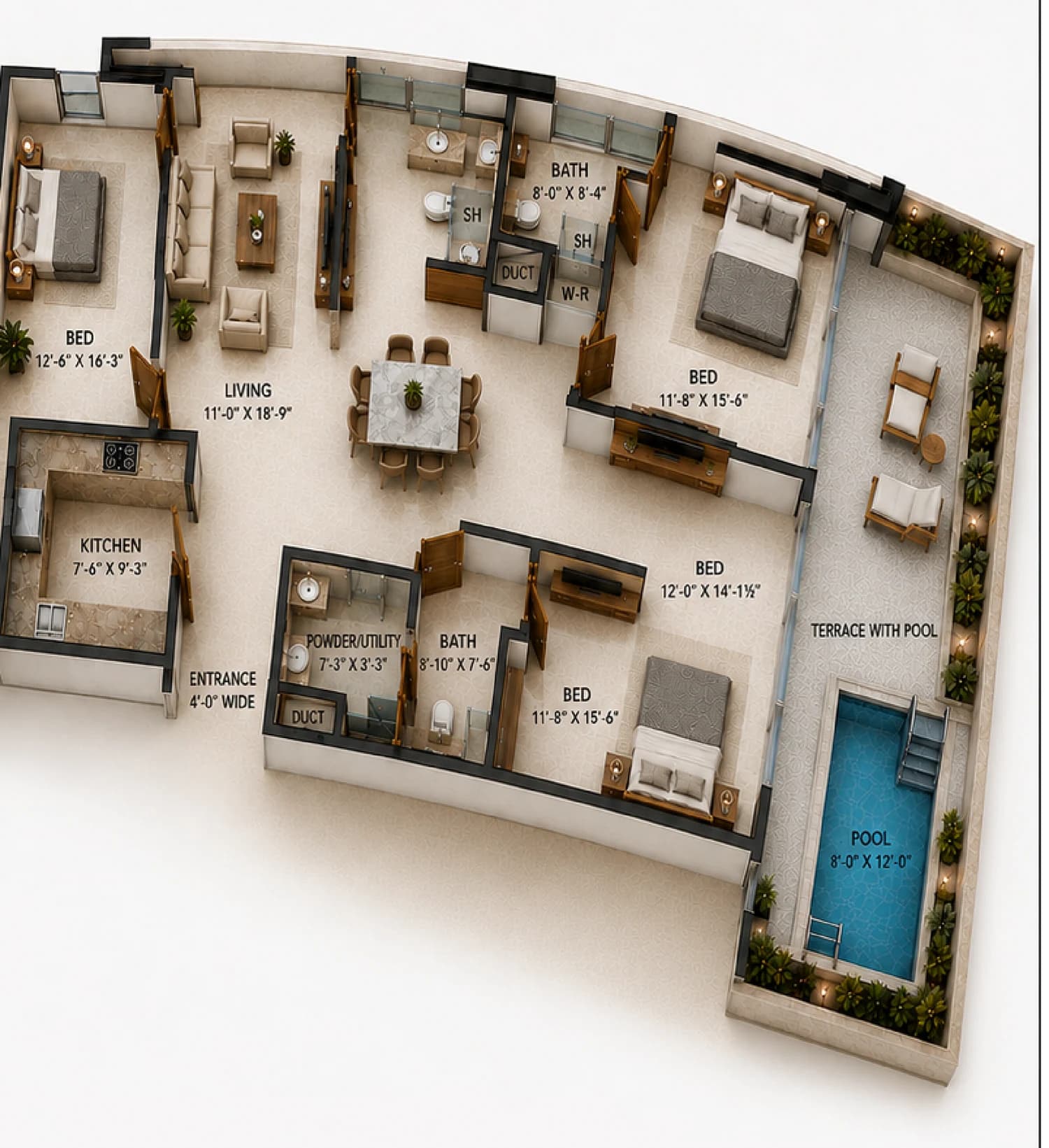 Goldcrest Breeze TP-02 floor plan