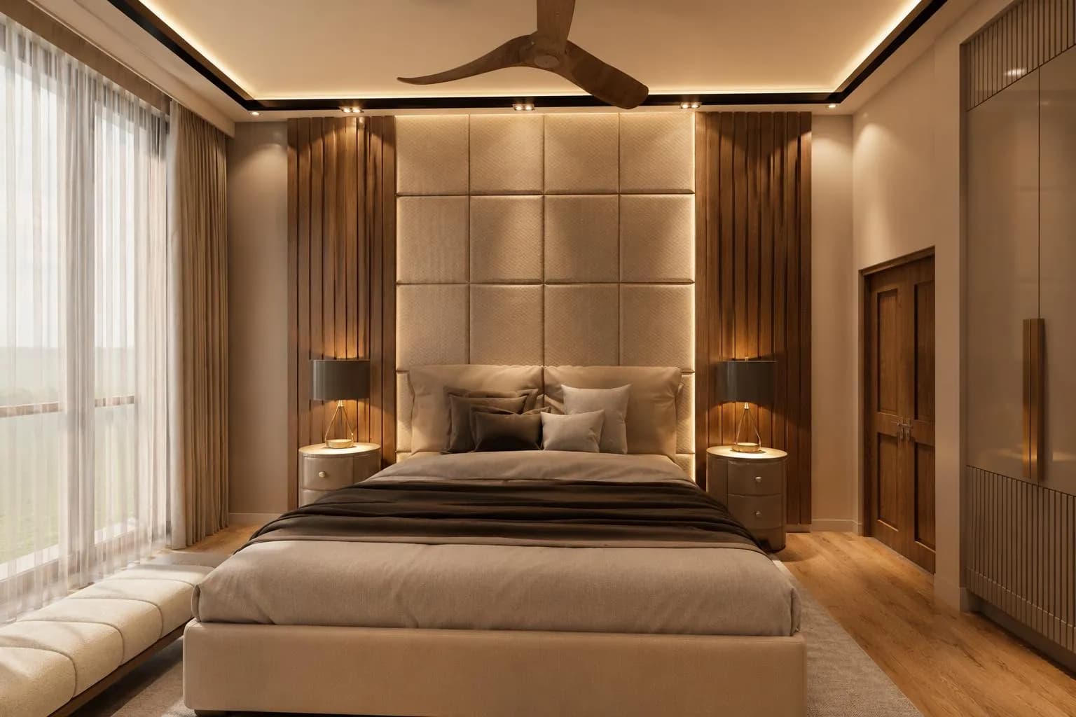 2B1B — Master Bedroom — Goldcrest Breeze 2B1B (developer's render)