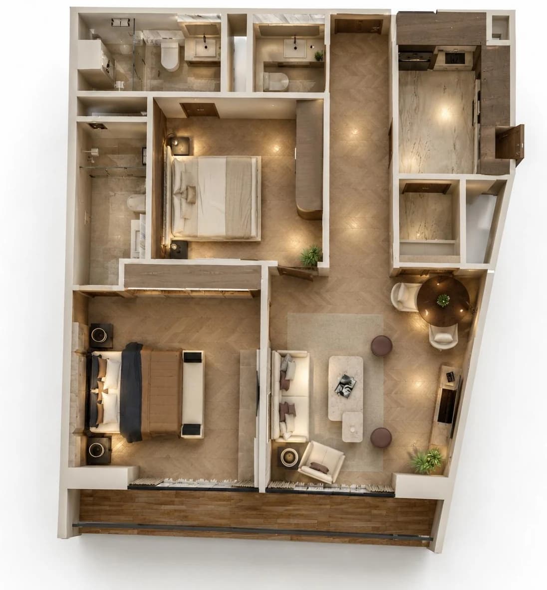 Goldcrest Breeze 2B3 floor plan