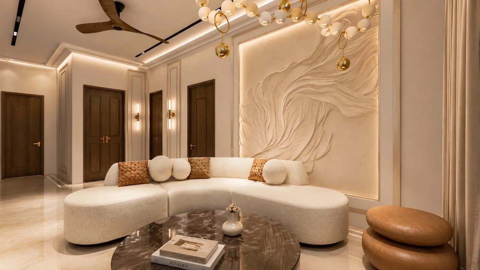 Three-bedroom Goldcrest Breeze family apartment interior