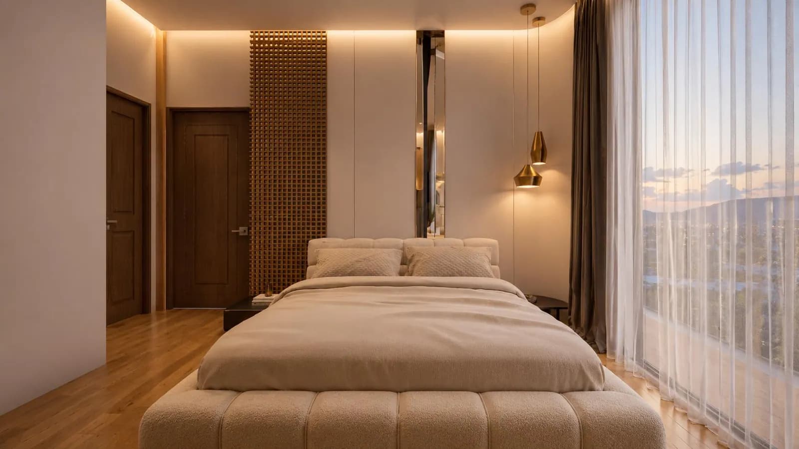 1B2 — Master Bedroom — Goldcrest Breeze 1B2 (developer's render)