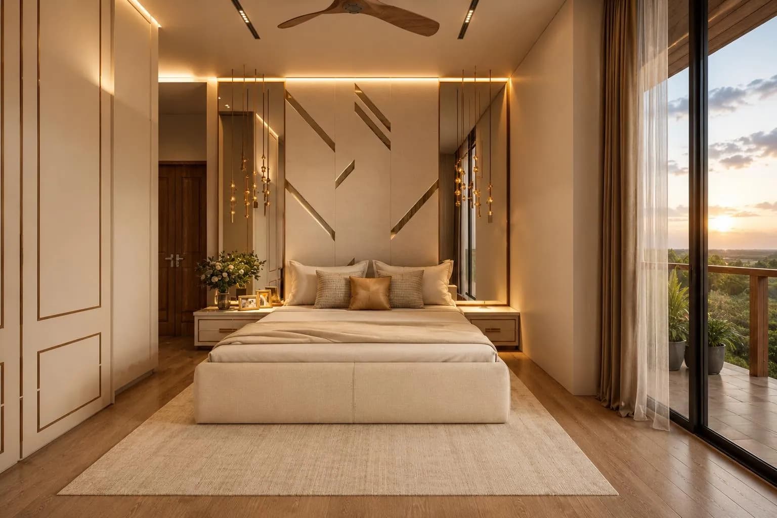 3B1 — Master Bedroom — Goldcrest Breeze 3B1 (developer's render)